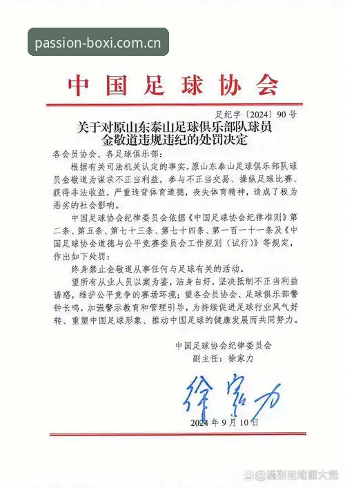 博喜体育直播App 中国足协第三批禁足名单最新动态:65人受罚,博喜体育直播App用户热议行业整顿